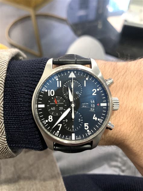 iwc pilot chronograph price usa|iwc pilot chronograph manual.